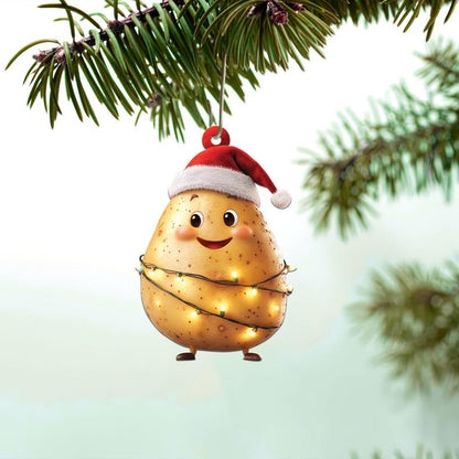 Lovely Potato Christmas Tree Ornament, Potato Lovers Xmas Ornament ON1230