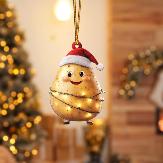 Lovely Potato Christmas Tree Ornament, Potato Lovers Xmas Ornament ON1230