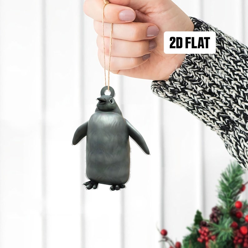 Cute Baby Pesto the Penguin Christmas Ornament, Pesto Penguin Ornament ON0824