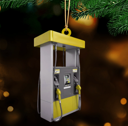 Personalized Gas Pump Christmas Ornament, Gas Station Ornament 2024 New Release ON1402