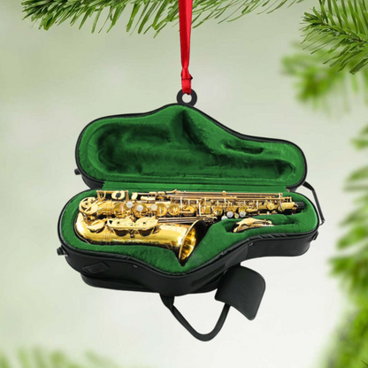 Personalized Saxophone Ornament, Custom Name Saxophonist Ornament 2024 New Release ON1404