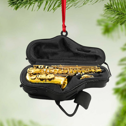 Personalized Saxophone Ornament, Custom Name Saxophonist Ornament 2024 New Release ON1404