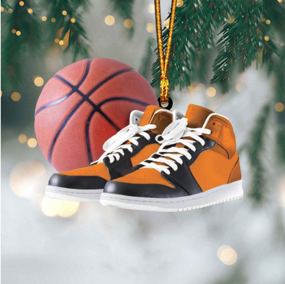 Personalized Basketball Player Acrylic Ornament - Custom Name Number Basketball Christmas Ornament ON1416