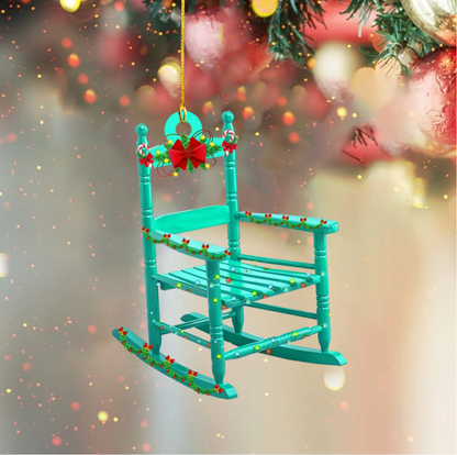 Personalized Chair Christmas Ornament - Custom Name Chair Lovers Ornament 2024 New Release ON1554