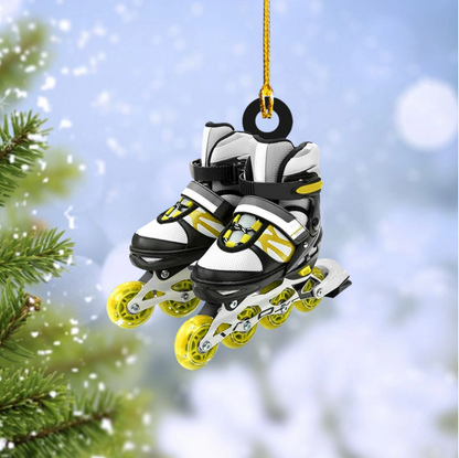 Personalized Roller Skate Christmas Ornament - Custom Name Roller Skate Lovers Ornament ON1555