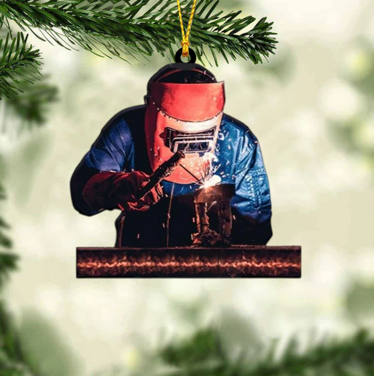 Welder Personalized Ornament, Custom Name Welder Ornament ON1617