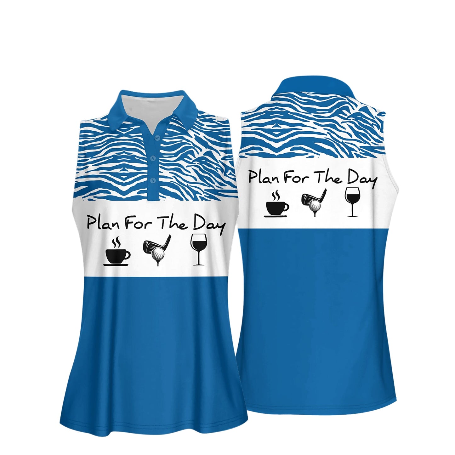 Blue Plan For The Day Women Shirts I0173