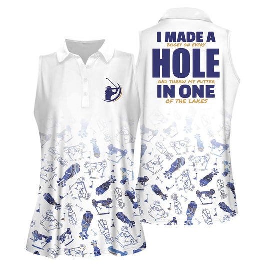 Funny I Made A Hole In One Women Shirts I0179