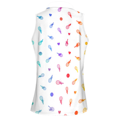 Heart Beat Water Color Golf Shirts H0203