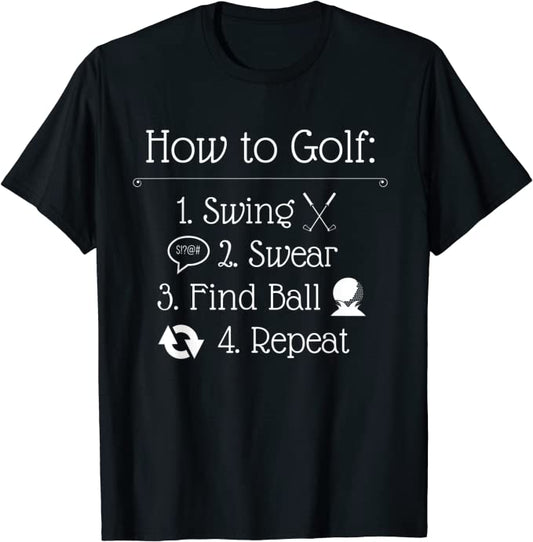 How To Golf Tee Shirts GT0014