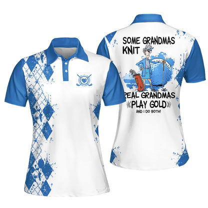 Real Gramdmas Play Golf Polo Shirt I0210