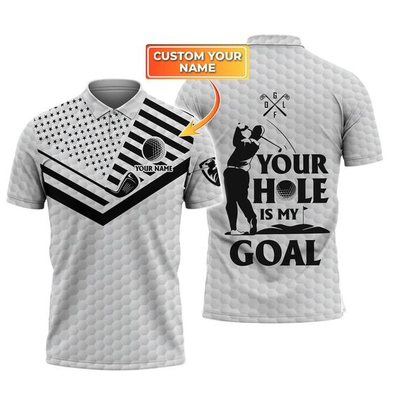 Masnines Golf Your Hole Is My Goal Customized Name All Over Printed Shirt GA0186