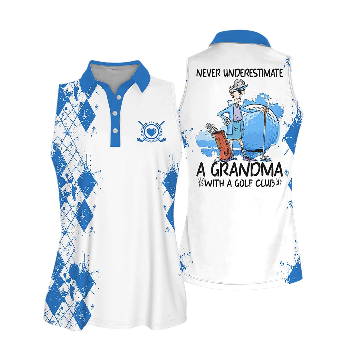 Never Underestimate Grandma Sleeveless I0216