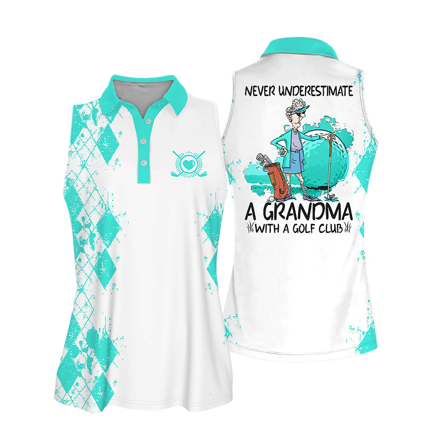 Never Underestimate Grandma Sleeveless I0216