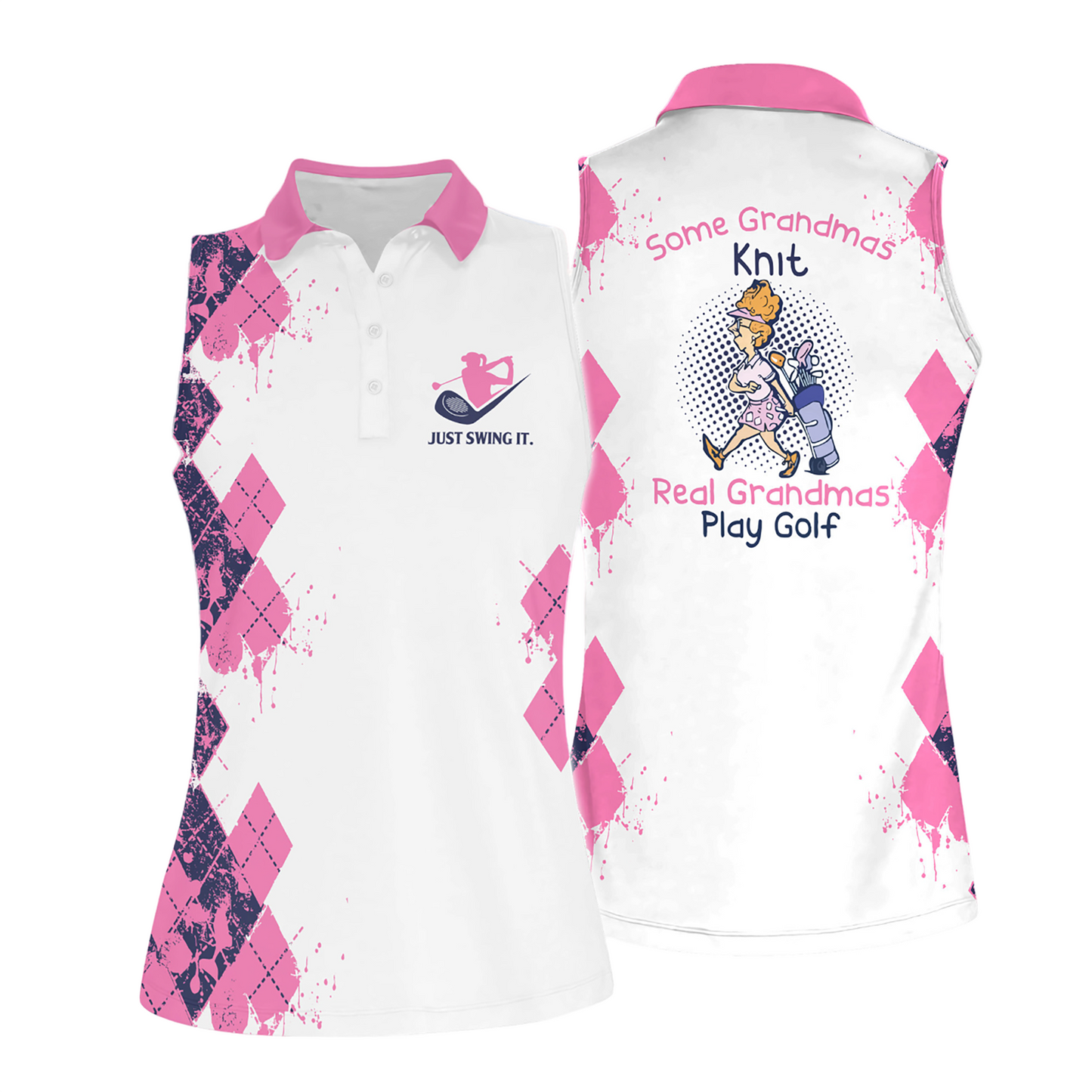 Real Grandmas Play Golf Women Shirts H0274