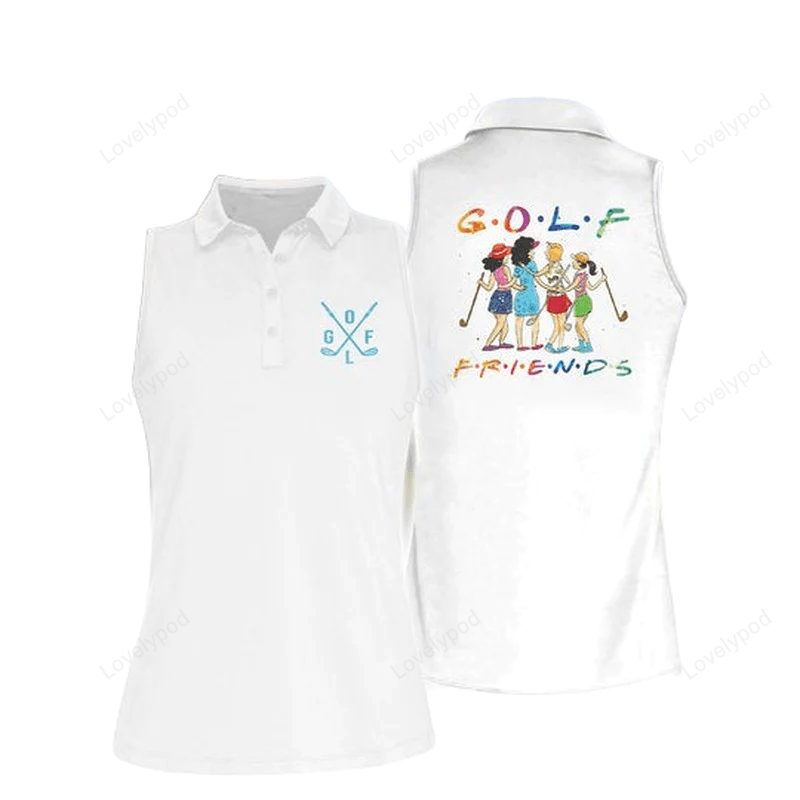 Womens golf friend sleeveless polo shirt GY0488