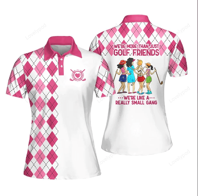 Women polo shirt for ladies, golf friends colorfun short sleeve polo shirt, golf polo shirt for women GY1008