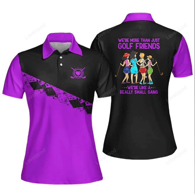 Golf friends muticolor women polo shirt for ladies, golf shirt GY1043