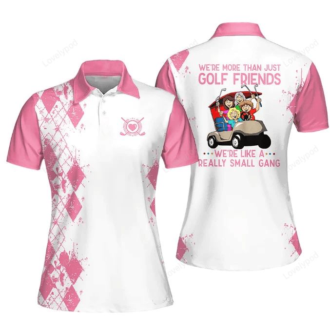 We're more than just golf friends short sleeve women polo shirt, golf polo shirt for women GY1062