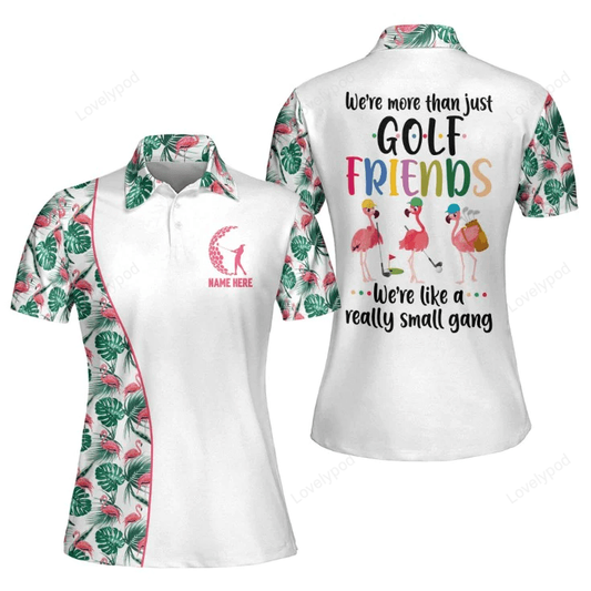 We're more than just golf friend golf polo shirt, golf short sleeve women's polo shirt, gift for golf player GY1098