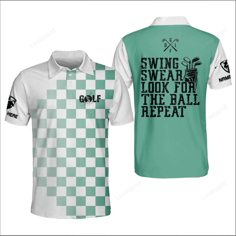 Funny golf shirts for men, golf shirts short sleeve polo shirt GY1535