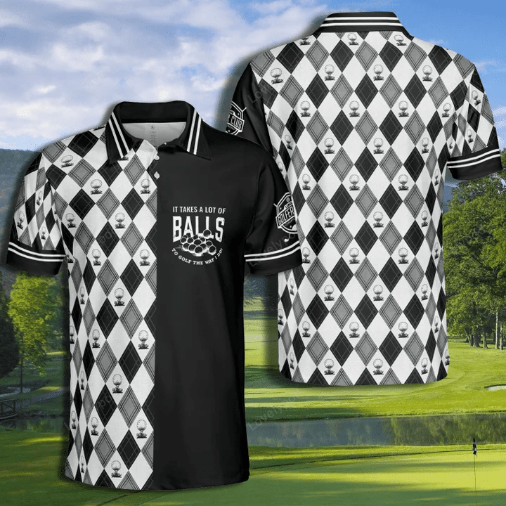 Golf the way i do short sleeve polo shirt for men GY1618