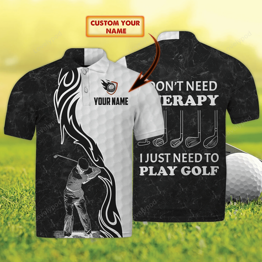 Custom golf polo shirt, golf shirt for men, personalized golf gift for golfers GY1672