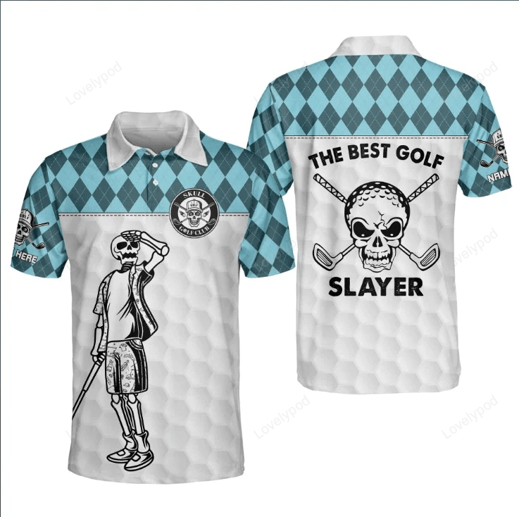 The best golf slayer golf polo shirt, golf club shirt, gifts for golfers GY1696