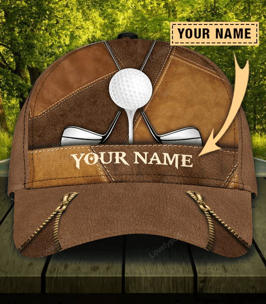 Personalized golf classic cap, gift for golf lovers, golf player baseball cap hat for men and women CY0010