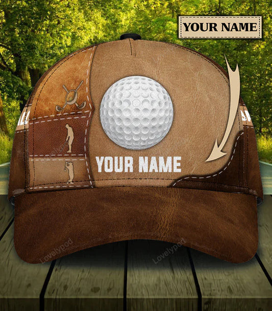 Personalized golf classic cap, personalized gift for golf lovers, golf players CY0009