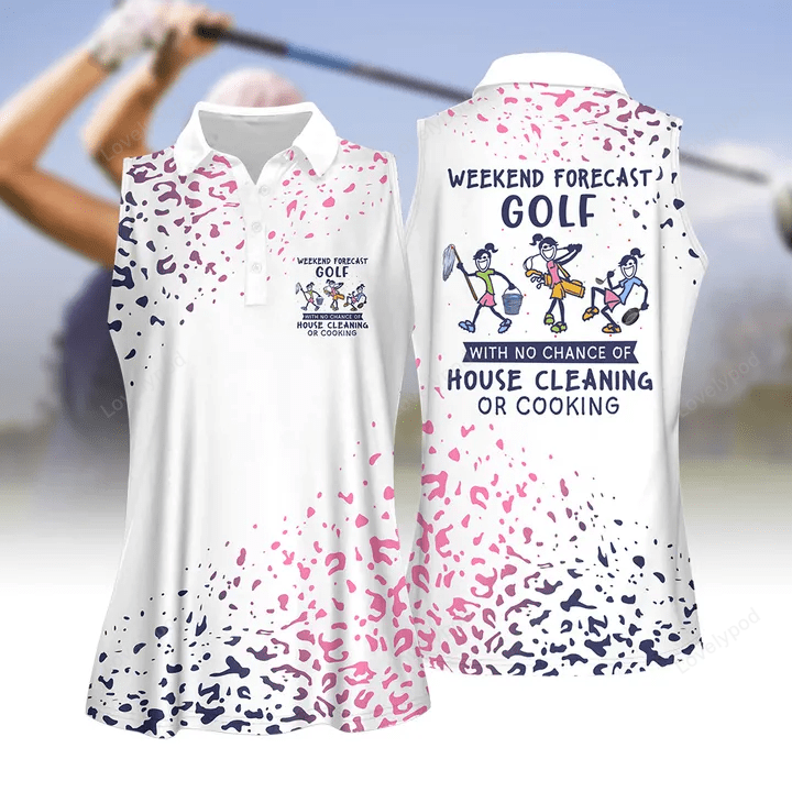 Weekend forecast no chance of women golf apparel, polo shirt for women, women golf shirt GY1799