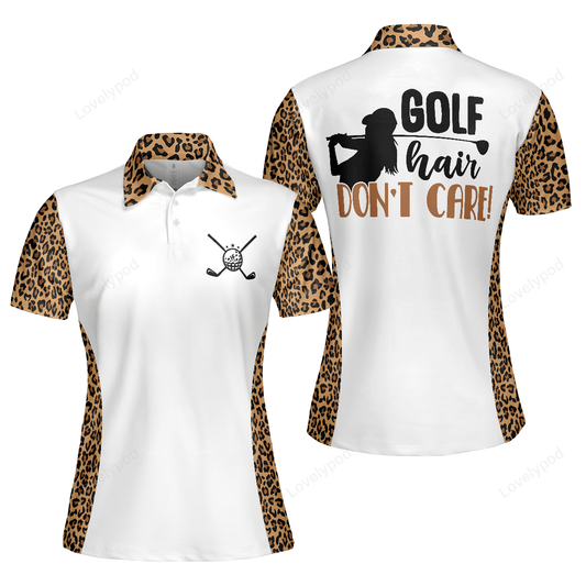 Golf hair don't care golf short sleeve women polo shirt GY1914