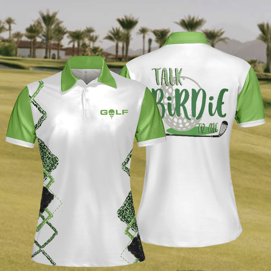 Women's talk birdit golf t-shirt, golf lovers gift, funny women golf shirt GY2186