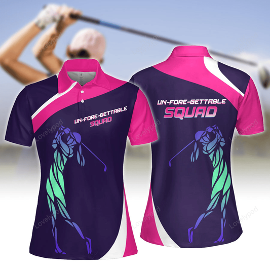 Women's golfing polo shirt, funny women golf shirt, golf lovers gift GY2203