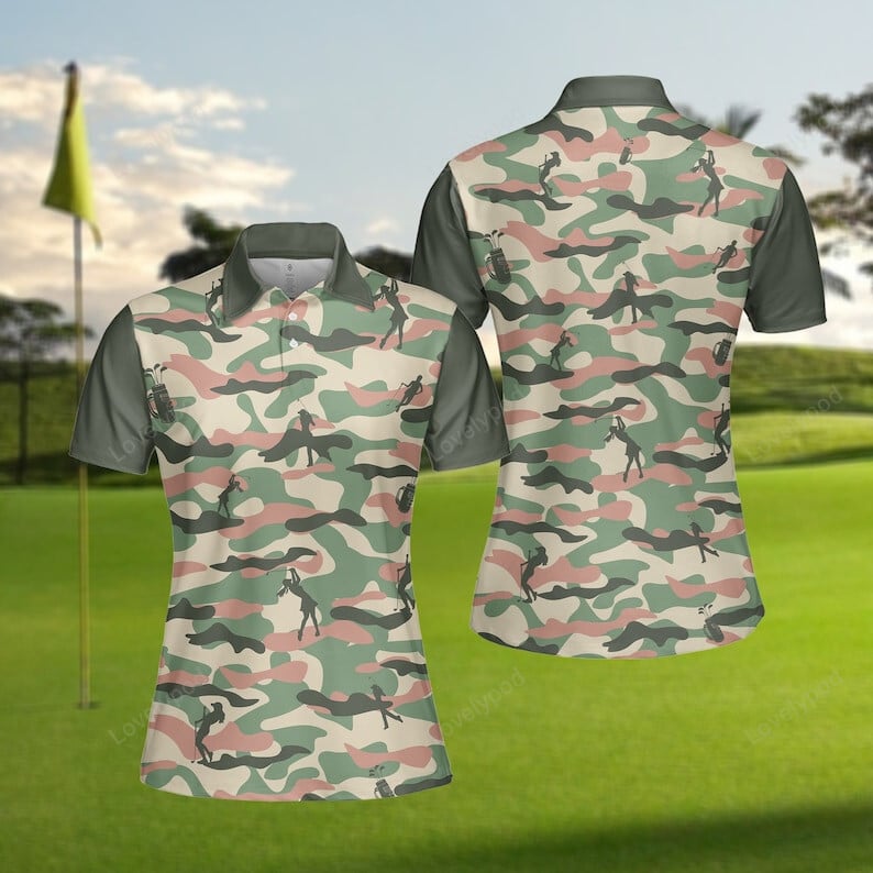 Women polo shirt, golf golf shirt for ladies, unique female golf gift GY3490