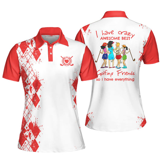 Golf Friends Love Colorfun Polo Shirt I0223