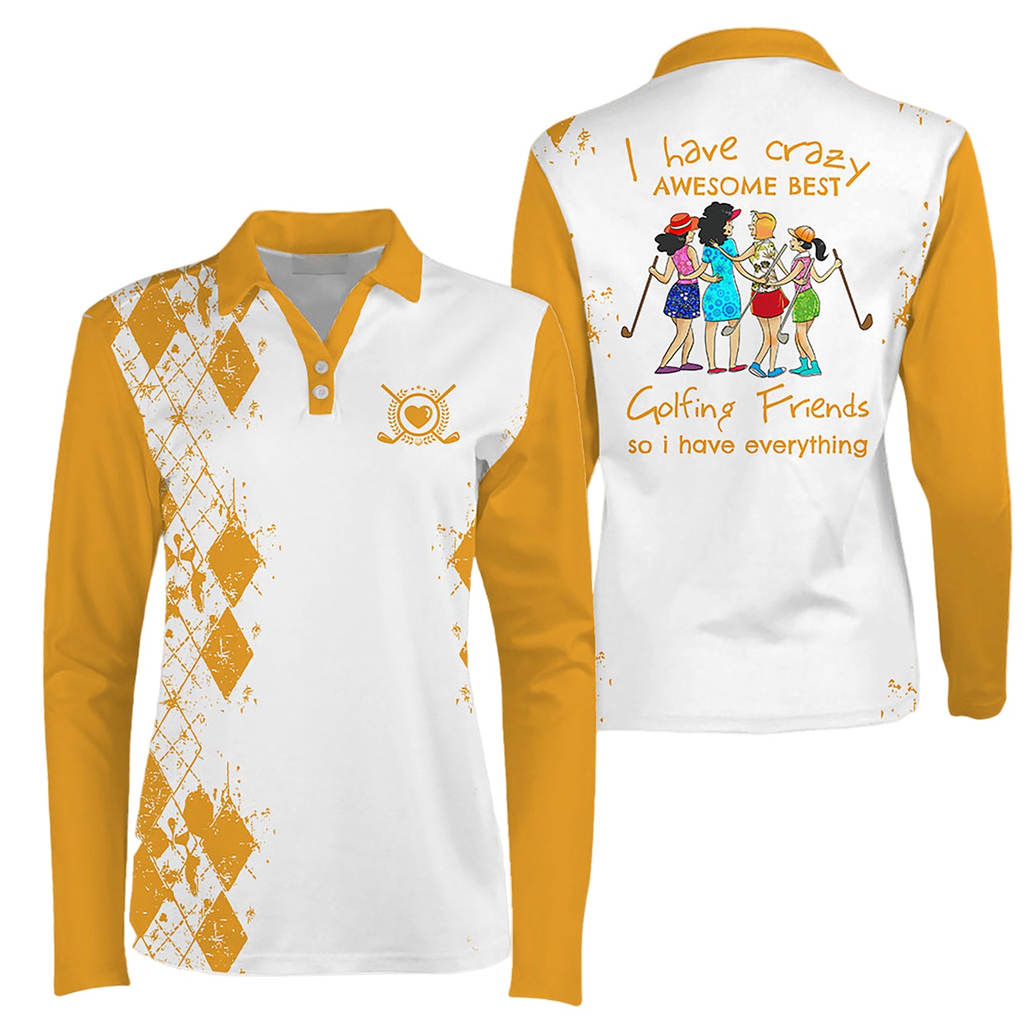 Golf Friends Love Colorfun Long Sleeve I0223