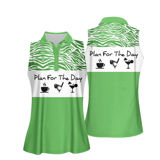 Plan Day Coffee Golf Cocktail Shirts I0036