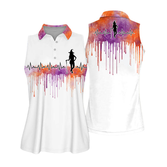 Golf Heart Beat Halloween Shirts I0269