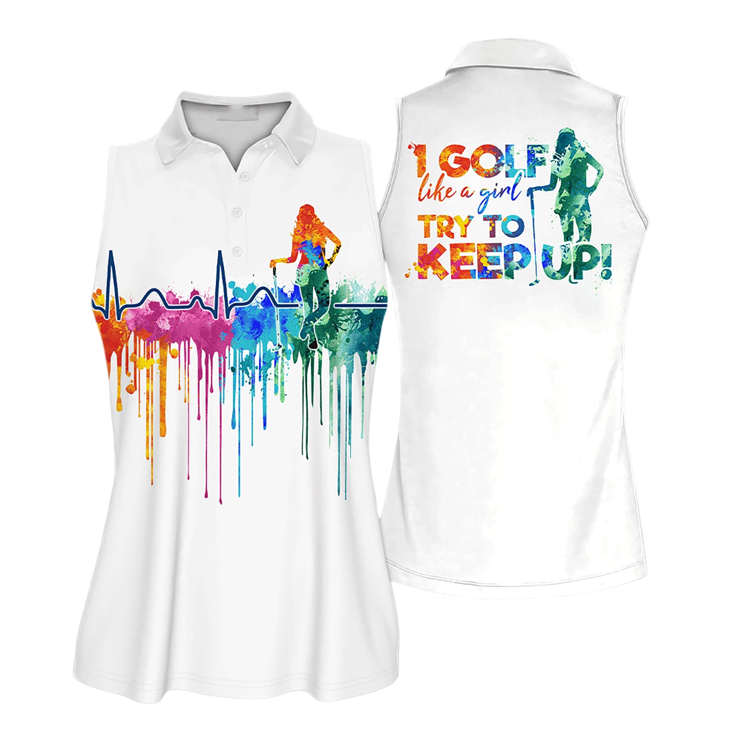 I Golf Like Girl Try to Keep Up Shirts I0277