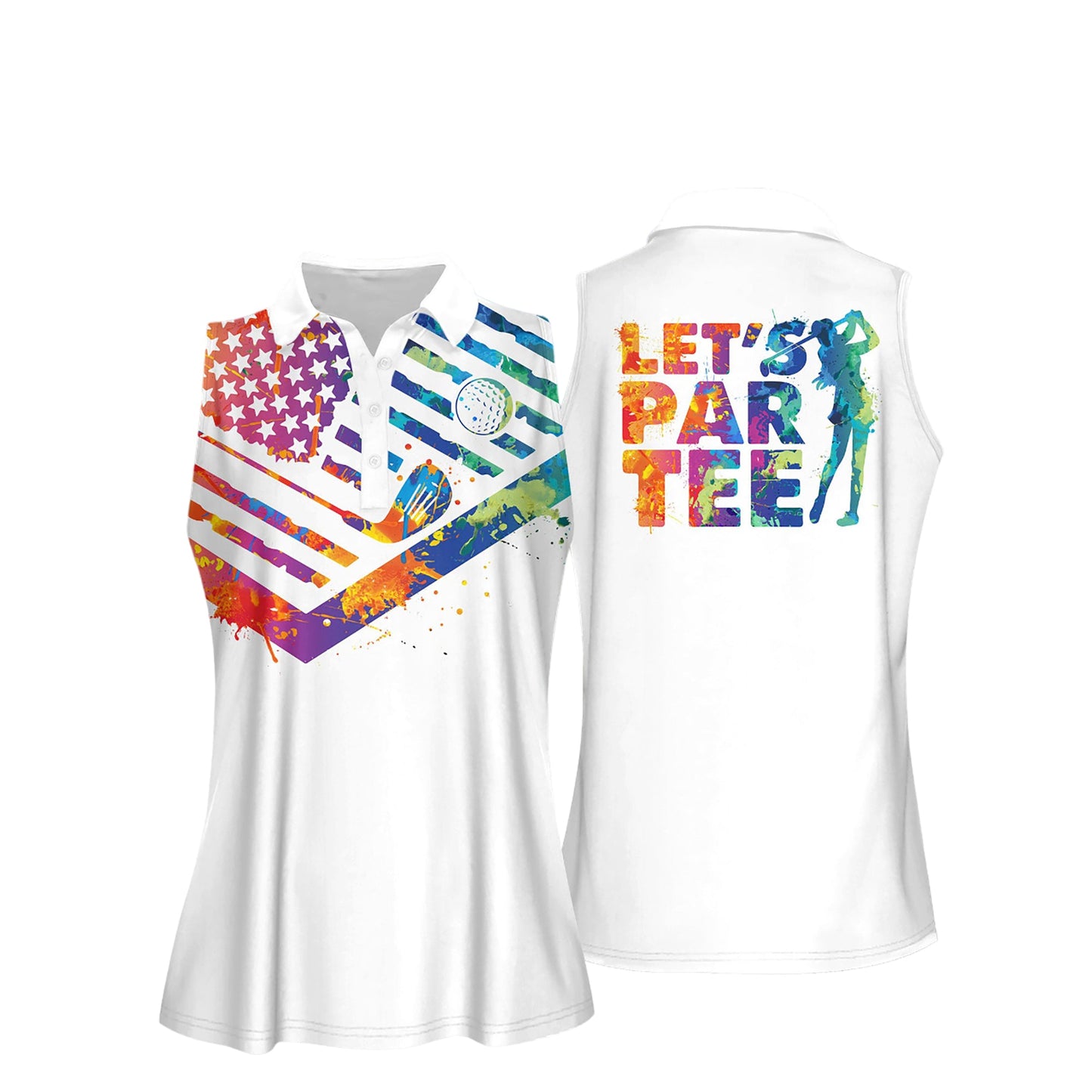 Lets Par Tee Women Golf Shirts I0050