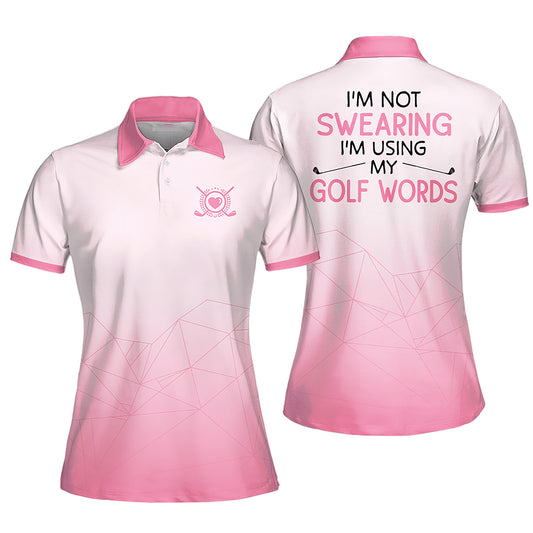 I am not Swearing Golf Polo Shirt I0282