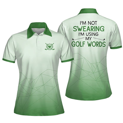 I am not Swearing Golf Polo Shirt I0282