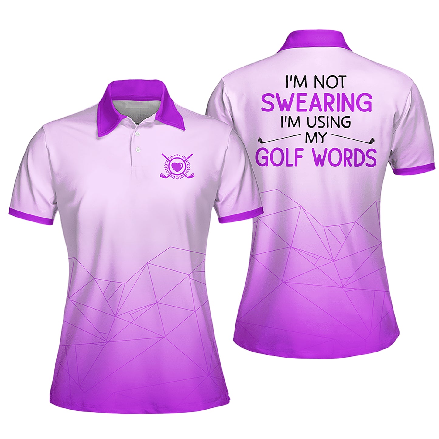 I am not Swearing Golf Polo Shirt I0282