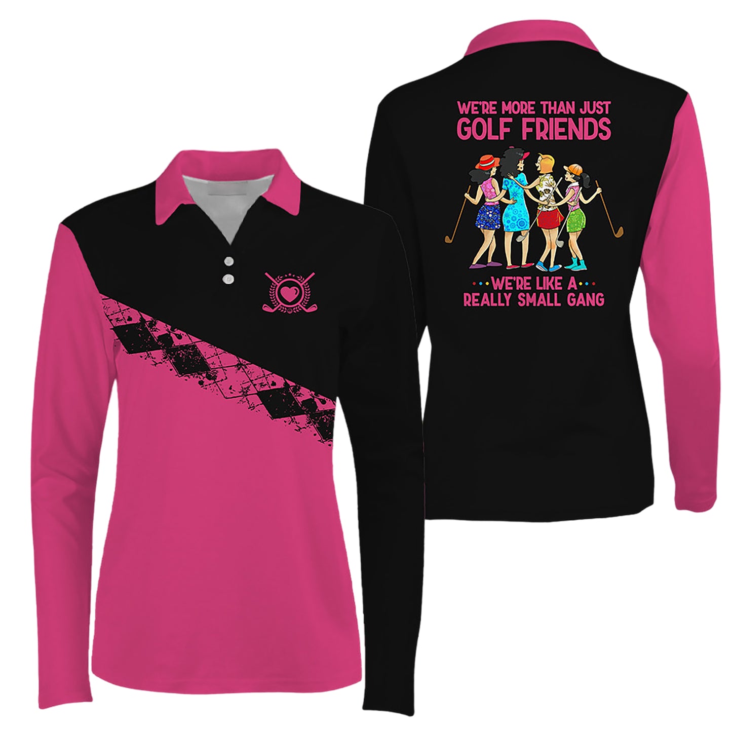 Golf Friends Love Muticolor Long Sleeve I0292