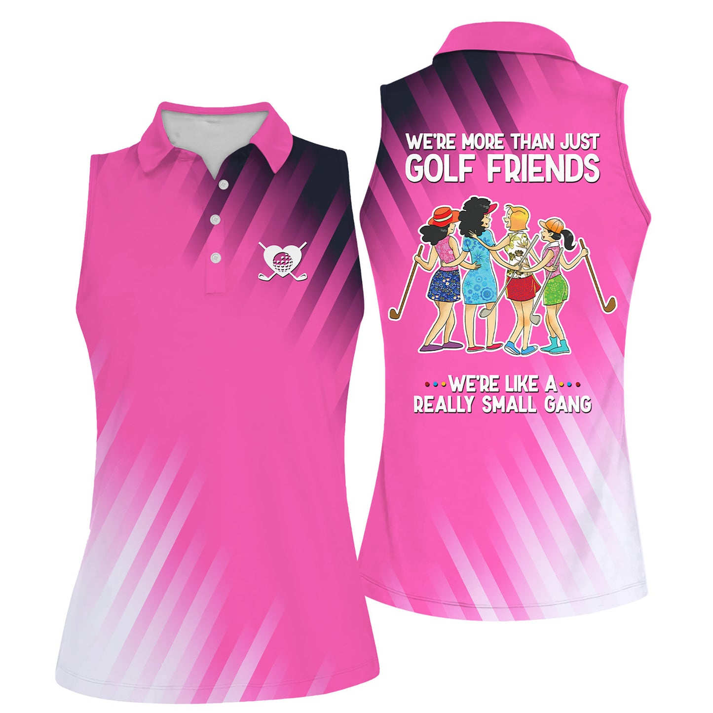 Golf Friends Muticolor Sleeveless Women I0294