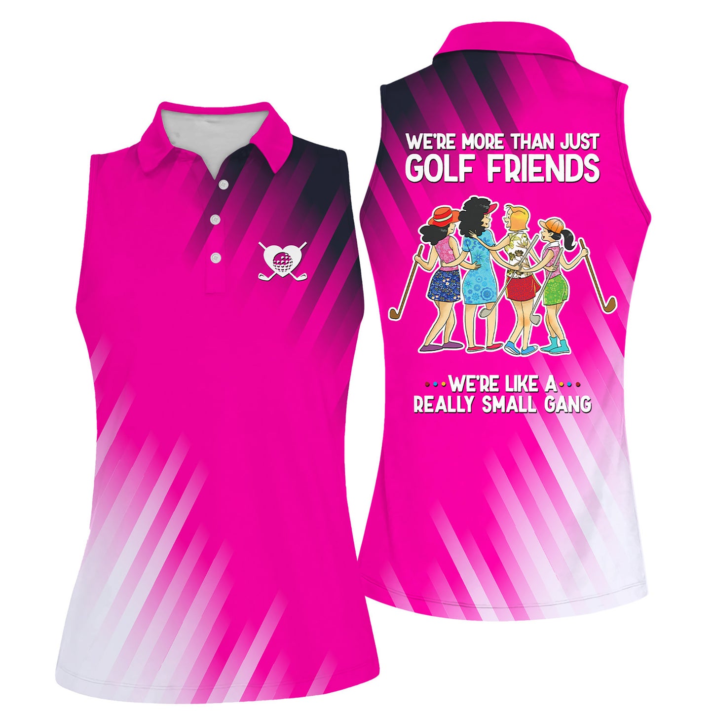 Golf Friends Muticolor Sleeveless Women I0294