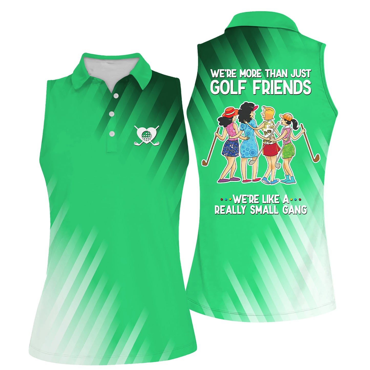 Golf Friends Muticolor Sleeveless Women I0294