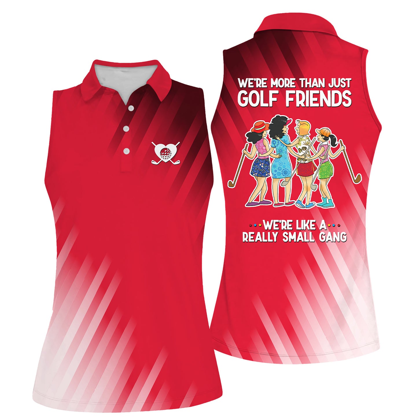 Golf Friends Muticolor Sleeveless Women I0294