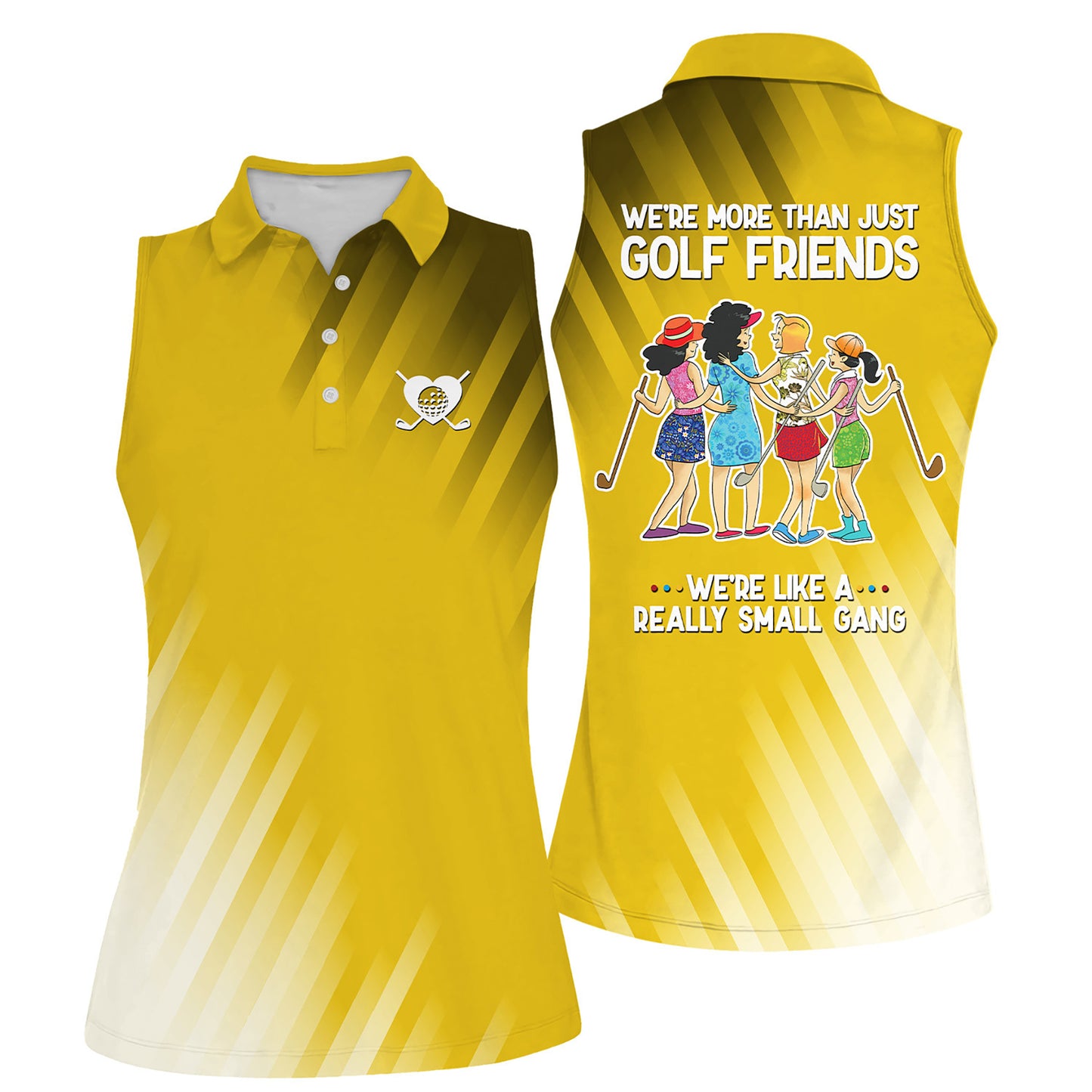 Golf Friends Muticolor Sleeveless Women I0294